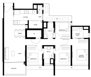 lentor-hills-residences-floor-plan-4-bedroom-(4)c-singapore